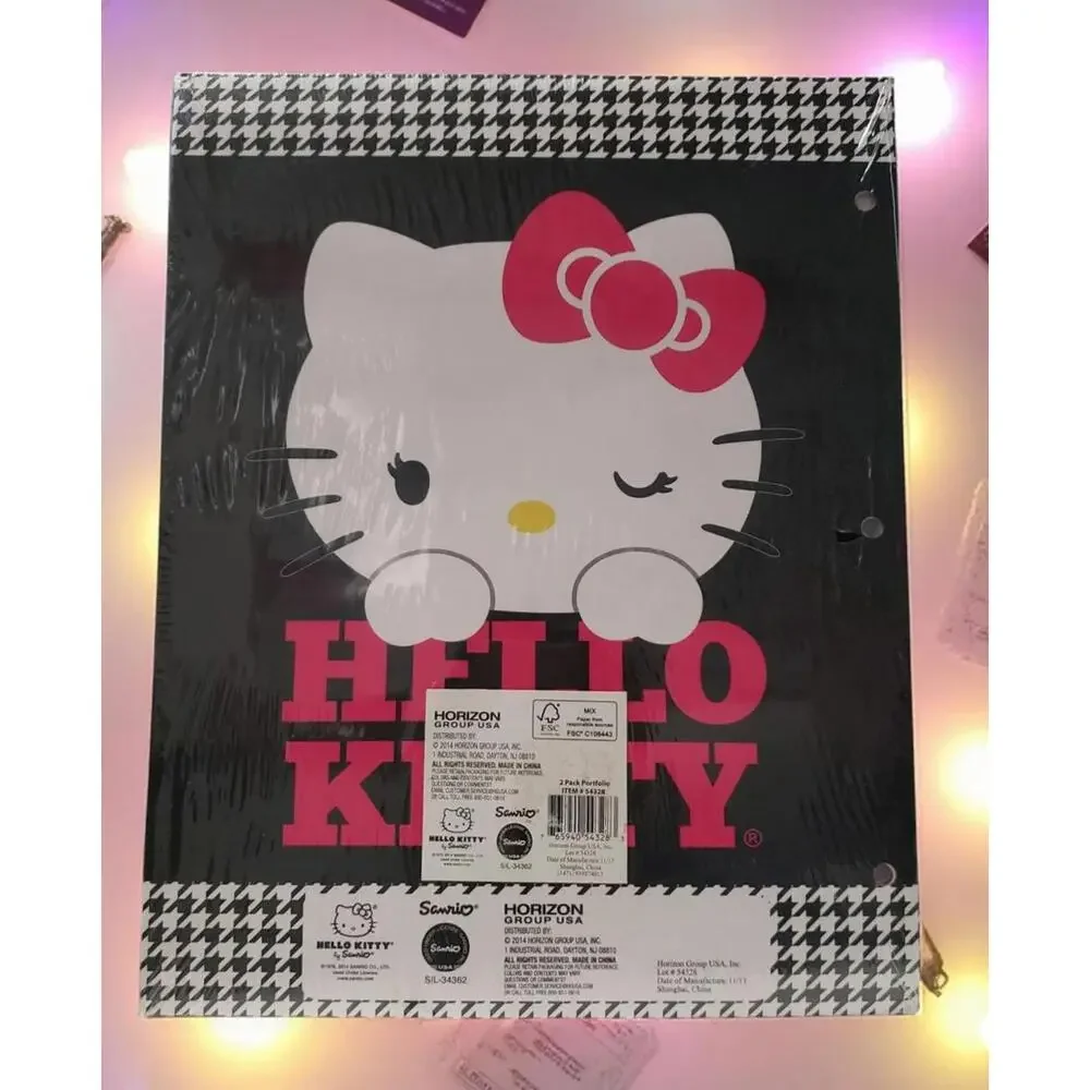Hello Kitty 2-Pack Portfolios by Sanrio | Horizon Group USA | 2014 | Sealed